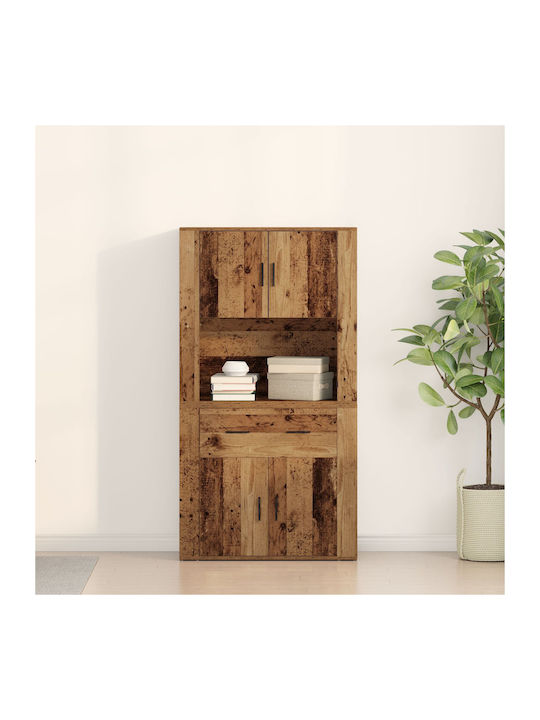 Ντουλάπι Γραφείου Ξύλινο Φυσικό 80x33x150cm
