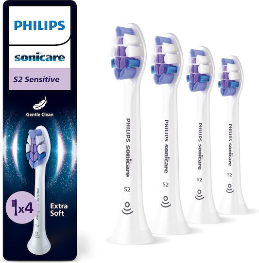 Philips Sonicare S2 Sensitive Ανταλλακτικά για HX6054/87 4τμχ