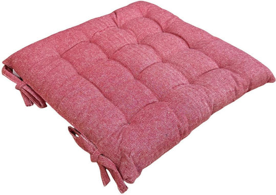Linea Home Възглавница за стол за градина Коралов 40x40см