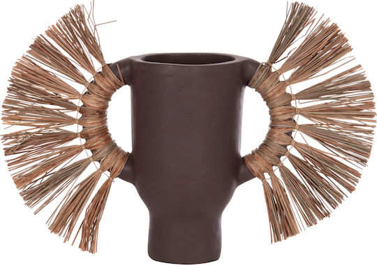 Freebox Decorative Vase Brown 55x19x34cm