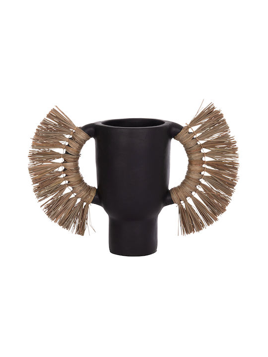 Freebox Decorative Vase Black 64x22x38cm
