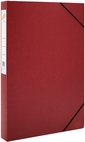 Leizer Κουτι Λαστιχο Fiber 25x35x5cm Μπορντω