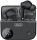 XO G34 In ear Bluetooth хендсфри Слушалки с Кутийка за Зареждане Черен