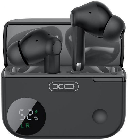 XO G34 In ear Bluetooth хендсфри Слушалки с Кутийка за Зареждане Черен