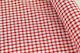 Material textil poliester bicolor alb-roșu, 5 metri, roșu