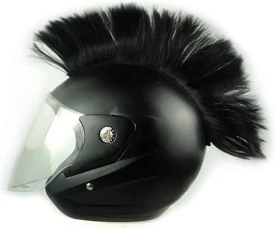 Mohawk Punk Rock Haarstreifen Klebstoff Motorradhelm Mohawk Perücke 3010 OEM
