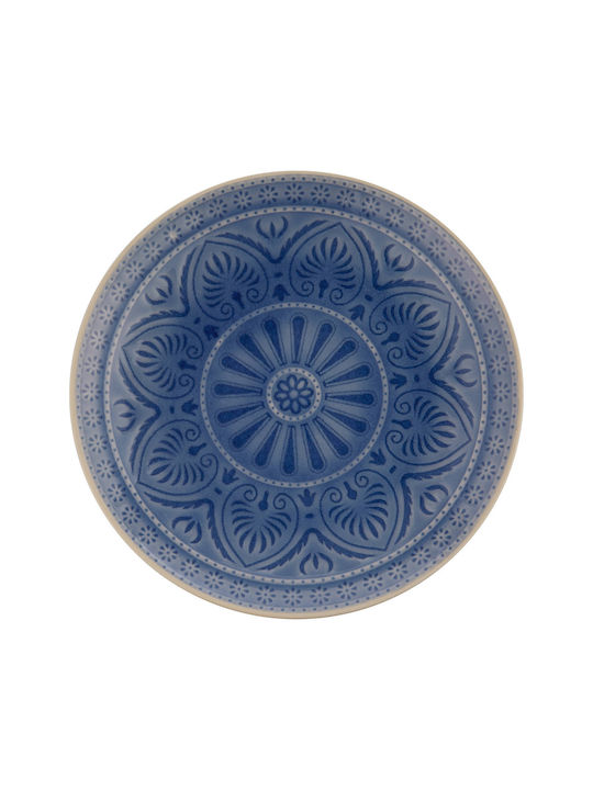 Butlers Sumatra Teller Untiefe Blau mit Durchme...