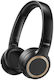WK WM-12 Wireless / Wired On Ear Headphones with 4 hours of Operation Black