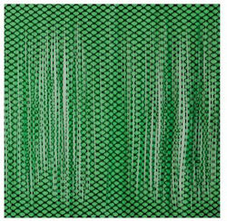 Picioare din silicon Uno - 200 bucăți, verde-negru
