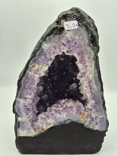 Raw Amethyst Cave Tabletop Decorative Semi-Precious Stone