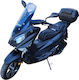 E-Fun Tiger Pro+ Ηλεκτρική Μοτοσυκλέτα Μαύρο Χρώμα