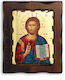 Christus, der Lebensspender, Holzikone 23x17cm