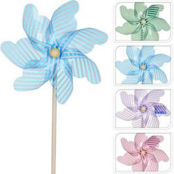 Windrad Streifen 30x74cm 4 Farben