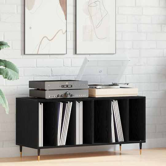 vidaXL Records Hi-Fi Furniture Black 38x100x48cm