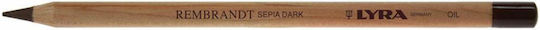 Μολύβι Sepia Lyra Rembrandt Λίπος Καφέ Σκούρο Dark Oil 02051952 Lyra