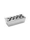 Winddichte Aluminium-Aschenbecher Silber 18x8x7cm