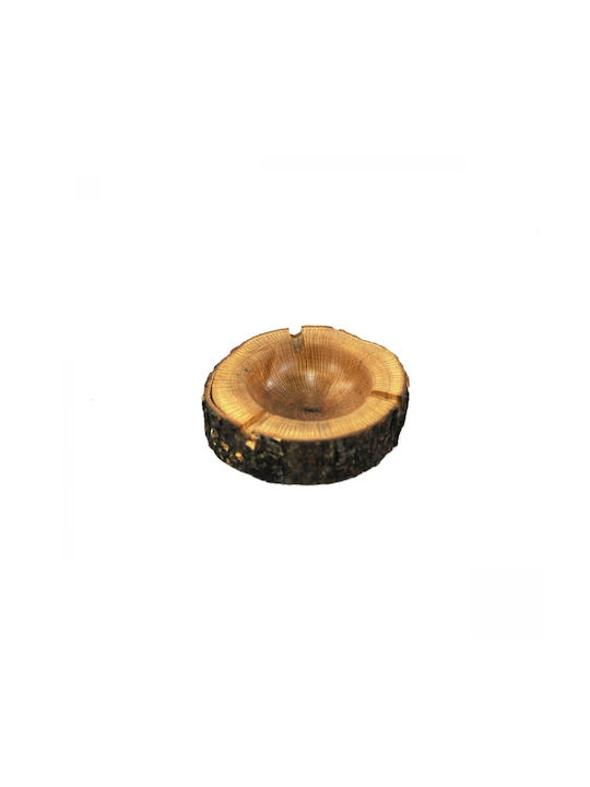Wooden Art Ξυλινο Σταχτοδοχειο Κορμο Πουρναρι 11cm 0133