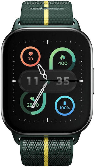 Motorola Moto Watch Fit 44mm Waterproof with Heart Rate Monitor (Trekking Green)