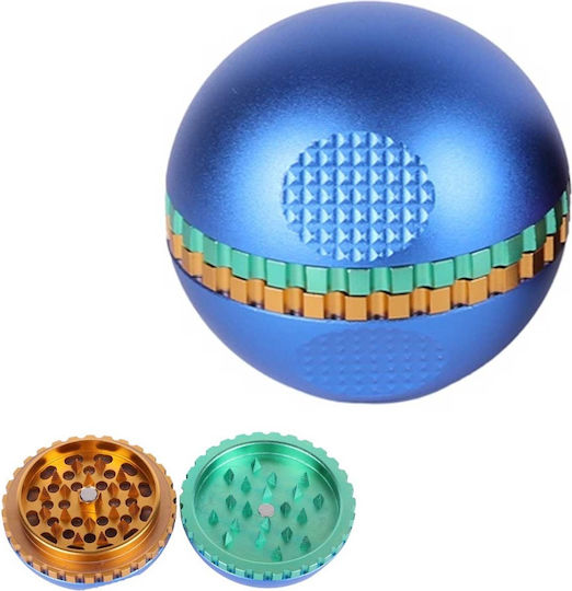 Grinder Grace Metal Ball 60 x 50mm 3-Piece Blue