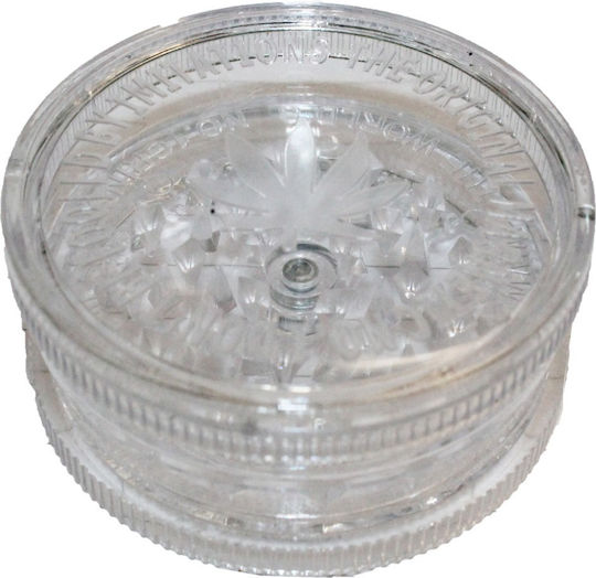 Grinder Kunststoff 60 x 25mm 2-teilig Transparent