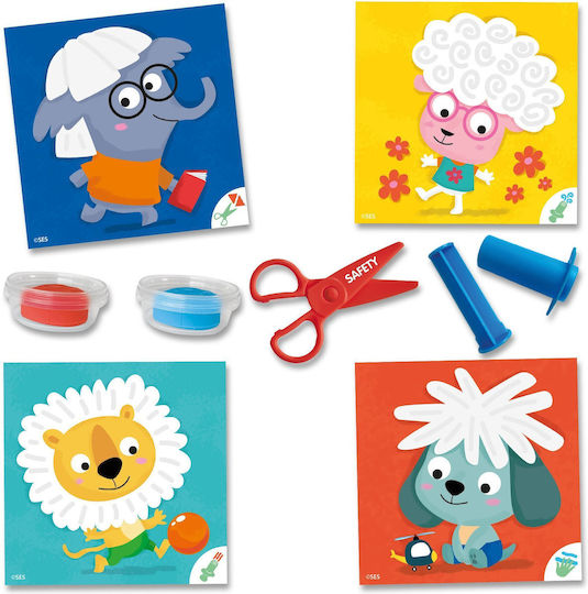 Ses Creative Plasticine - My First Game Dough Hairdresser For 1+ Years 2pcs