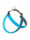 Ferplast Dog Harness Agila Fluo 8 A=b 69-77cm 30mm Light Blue Ergonomic Adjustable Dog Belt Soft Padding