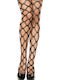 Women's High Socks Net Black