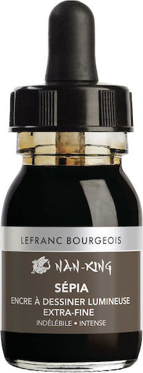 Cerneală chineză sepia Lefranc & Bourgeois Nan-king 30ml