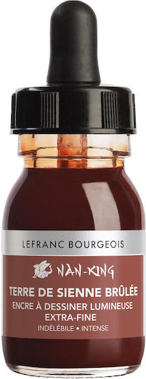 Lefranc & Bourgeois 30ml Σιέννα Ψημένη Σινική Μελάνη Nan-king