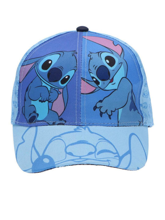 Superheroes Kids' Hat Jockey Fabric Stitch Pose Light Blue
