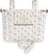 Walking Mum Shoulder Bag / Handbag Diaper Bag Botton Flowers Beige 41x25x12cm