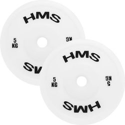 HMS Σετ Δίσκοι Ολυμπιακού Τύπου 2 x 5kg Φ50mm HMS Σετ Δίσκοι Ολυμπιακού Τύπου 2 x 5kg Φ50mm
