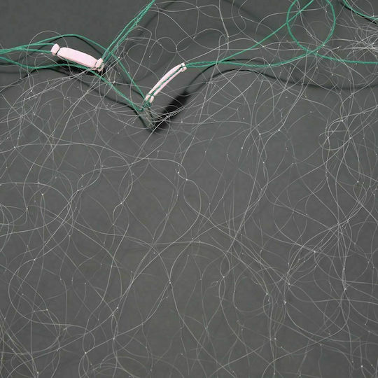 Fishing Net Rigged Monofilament 0.15 35 Millimeters 2 Meters Height 100 Meters Length Flat