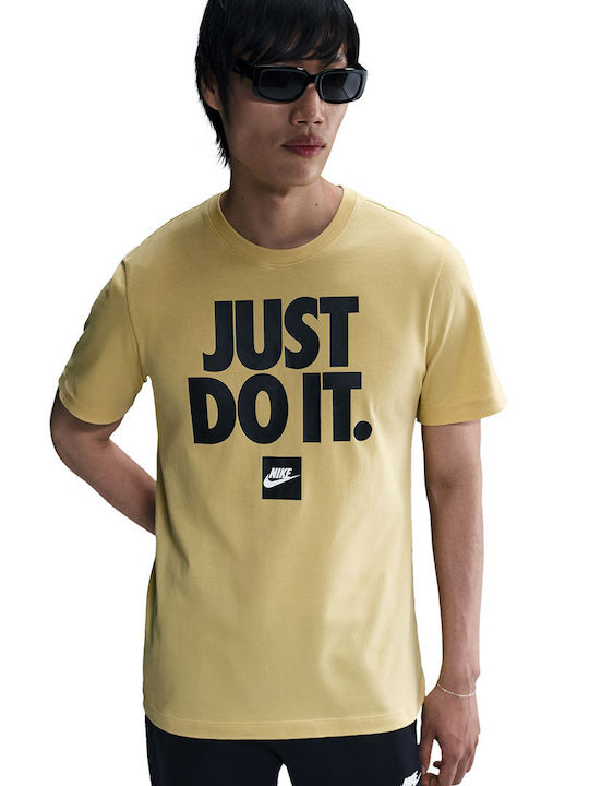 Nike JDI Verbiage Sportliches T-Shirt Yellow