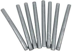 Sealing Wax Sticks Set/8 1x13.7cm for Glue Gun Silver