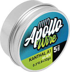 Apollo Kanthal A1 Alien 0.3x0.8+32ga 0.45ohm 5 Coils