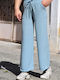 Women's High Rise Pantaloons with Rubber Band in Loose Fit Mint