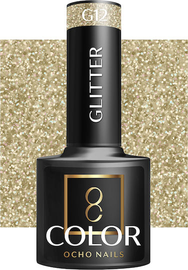 Ocho Pro Glitter Semi-Permanent Nail Polish G13 with Glitter 1pcs