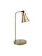 Opviq Dora Table Lamp for Socket E14 with Yellow Shade and Base