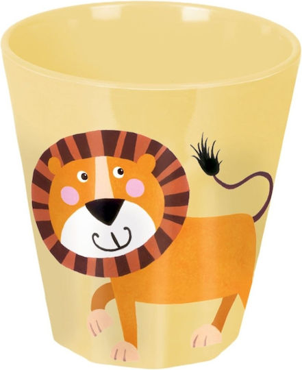 Die Spiegelburg Children's Cup Lion made of Plastic Yellow for 12m+
