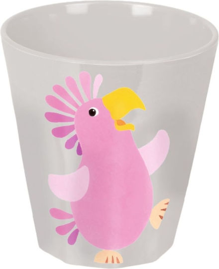 Die Spiegelburg Baby Toddler Cup Parrot made of Plastic Pink for 12m+