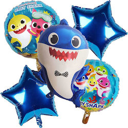 5 Μπαλόνια Baby Shark 45εκ.