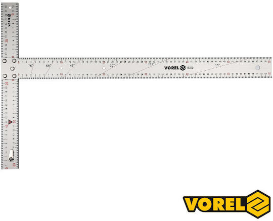 Vorel 18370 Χαρακας Ταφ Αλουμινίου 600x390 Mm