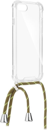 Samsung Cord Case Back Cover Σιλικόνης με Λουράκι Πράσινο (Galaxy S10)