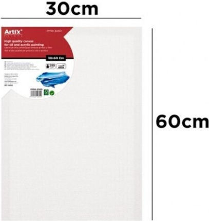 Artix Canvas Frame 30x60cm 100% Cotton 280gsm Pp98-3060