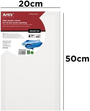 Artix Leinwandrahmen 20x50cm 100% Baumwolle 280gsm Pp98-2050