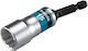 Makita Sockets with Frame Host 1/4" HEX Diameter 1/4" 115 28 19 80