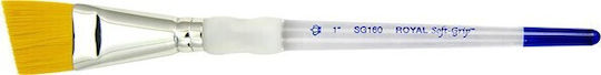 Angled Brush No1" Soft Grip Acrylic-Oil-Watercolor Sg160-1"