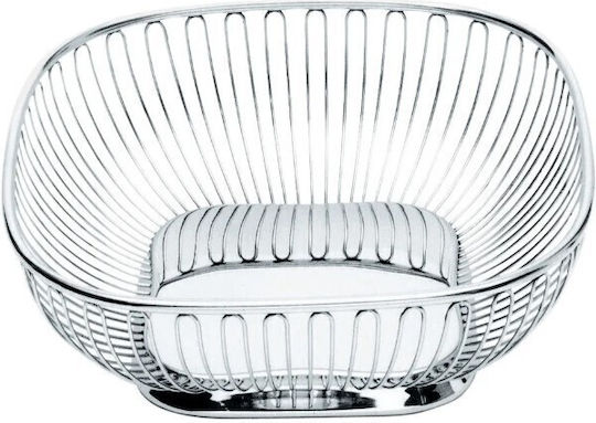 Alessi Фруктова Кошница Inox Сива 23x23см Alessi Фруктова Кошница Inox Сива 23x23см