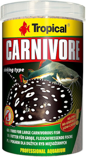 Tropical Carnivore Sinking Pellets 500 Ml